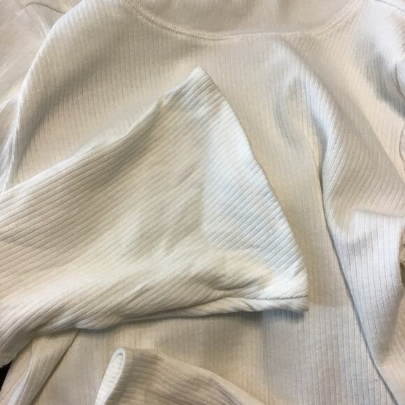 Free People Sydney Layering Top white bell sleeve turtleneck small - Picture 5 of 10